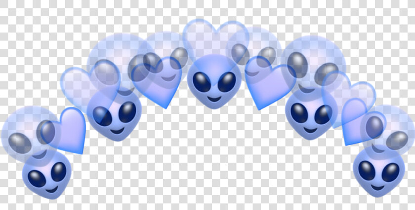  alien  👽  heart  tumblr  aliens  emoji  emojis  crown   Alien Emoji Crown Transparent  HD Png DownloadTransparent PNG