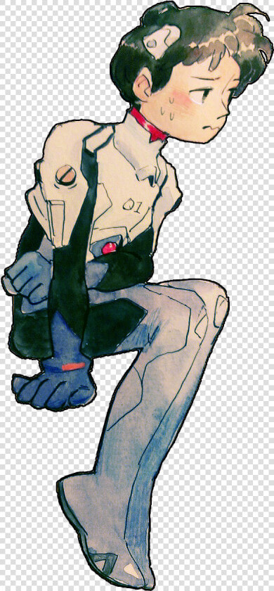 That Crazy Ikari Boy Needs Therapy Png Shinji Ikari   Cartoon  Transparent PngTransparent PNG