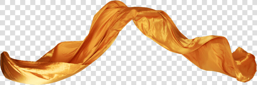 Gold Scarf Png   Silk Scarf In Wind  Transparent PngTransparent PNG