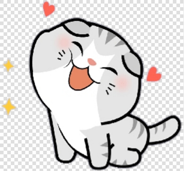  cute  kawaii  mochi  pitu  meitu  line  linefriends   Cat Kawaii Png  Transparent PngTransparent PNG