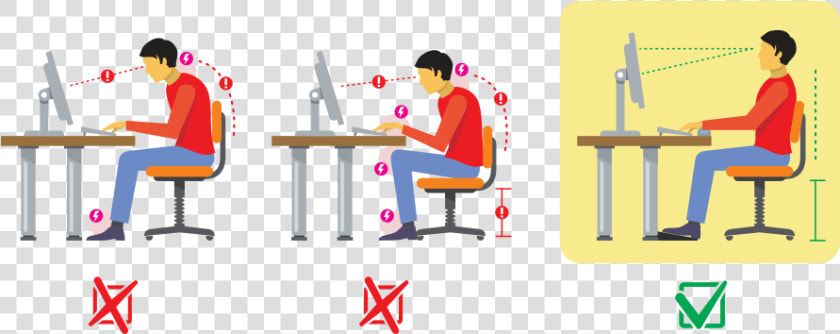 Proper Sitting Position To Avo   Perfect Posture When Sitting  HD Png DownloadTransparent PNG