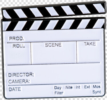 Camera Slate Pin   Paper Product  HD Png DownloadTransparent PNG
