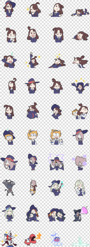 Little Witch Academia Line Stickers  HD Png DownloadTransparent PNG