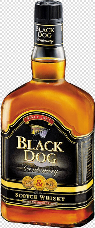 Black Dog Scotch Whisky   Black Dog Bottle Png  Transparent PngTransparent PNG