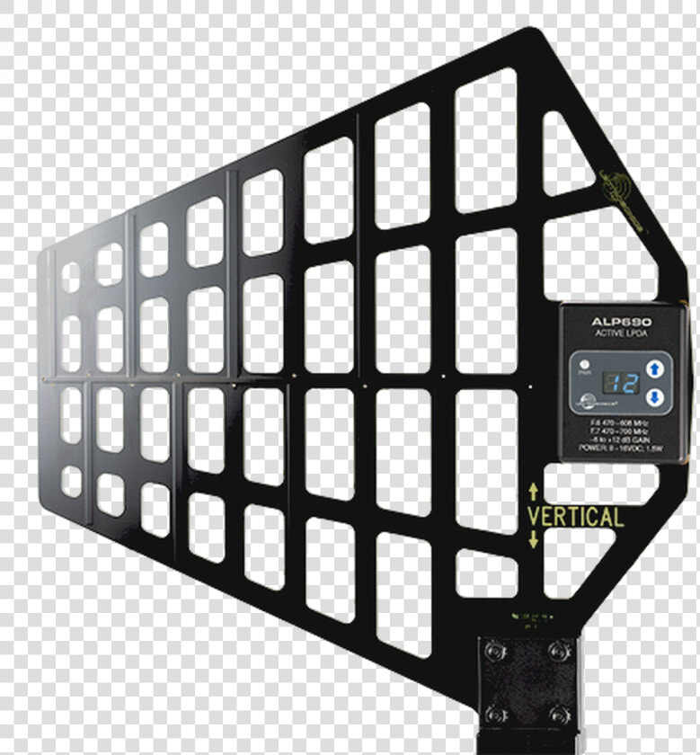 Lectrosonics Alp690 Uhf Lpda Antenna W  Built in Rf   Lectrosonics Flag Antenna  HD Png DownloadTransparent PNG