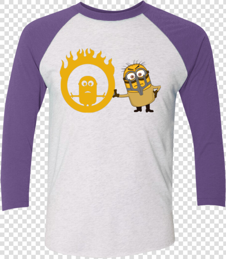 Mad Minion Men S Triblend 3 4 Sleeve   Cv 22 Osprey T Shirt  HD Png DownloadTransparent PNG