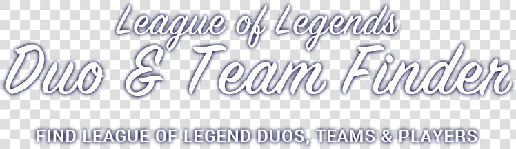 League Of Legends Lfg   Calligraphy  HD Png DownloadTransparent PNG