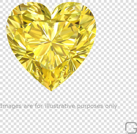 02 Carat Fancy Fancy Yellow Diamond Gia   Fancy Yellow Heart Diamond  HD Png DownloadTransparent PNG