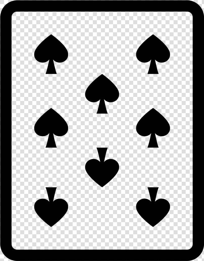 8 Of Spades Icon Clipart   Png Download  Transparent PngTransparent PNG
