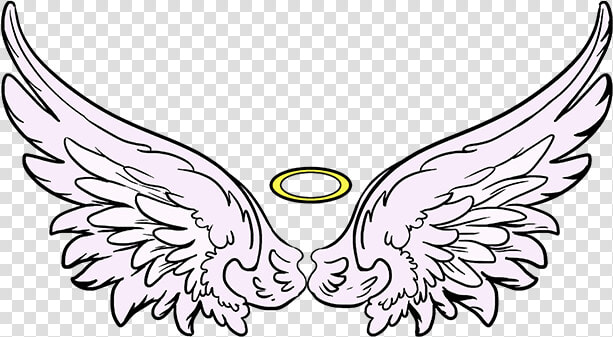 Angel Wings Clipart Sketch   Easy Draw Angel Wings  HD Png DownloadTransparent PNG