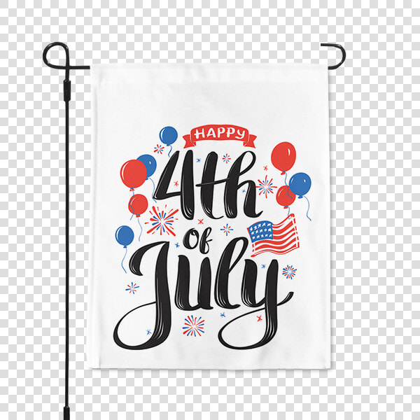 Happy 4th Of July Garden Flag title Happy 4th Of July   Rustic Happy 4th Of July  HD Png DownloadTransparent PNG