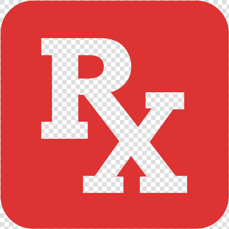 Red Rx Icon   Medical Prescription  HD Png DownloadTransparent PNG