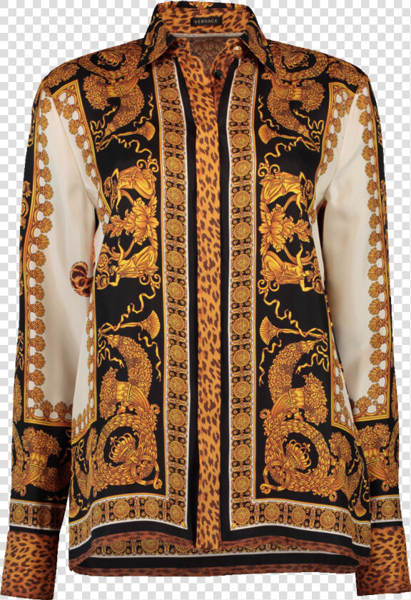 Camice Stampate Stile Versace   Png Download   Women  39 s Versace Print Shirt  Transparent PngTransparent PNG