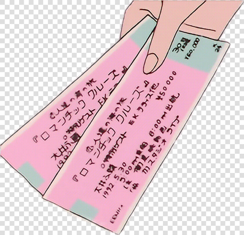 Tikets Stickers Etiquetas Pink Rosa Rosado Verde Green   Green And Pink Aesthetic  HD Png DownloadTransparent PNG