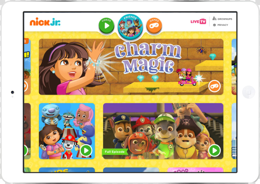 Nickjr App Ipad 01  HD Png DownloadTransparent PNG
