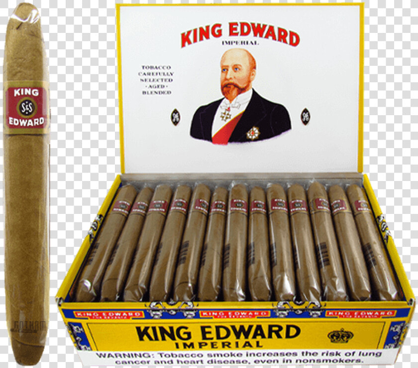 King Edward Imperial Box And Stick   King Edward Cigars Made  HD Png DownloadTransparent PNG