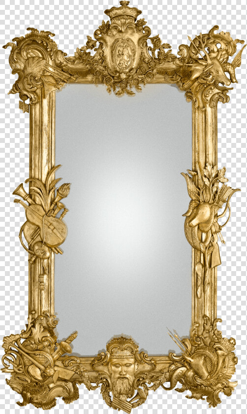 19th century Gilded Mirror   Antique  HD Png DownloadTransparent PNG