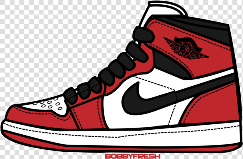 Jordan Nike Logo Clipart Sticker Red White Transparent   Travis Scott Jordan 1 Png  Png DownloadTransparent PNG