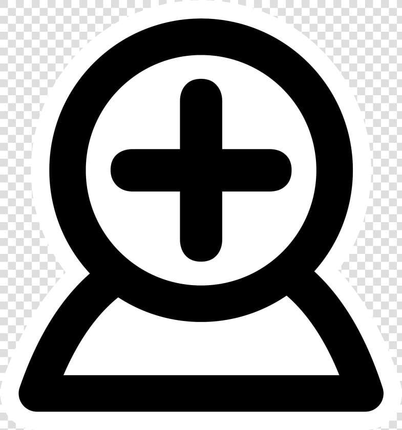 This Free Icons Png Design Of Mono Add User   Icon  Transparent PngTransparent PNG