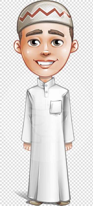 Cute Arab Boy Cartoon Vector Character Aka Hanif   Arab Characters Clip Art  HD Png DownloadTransparent PNG