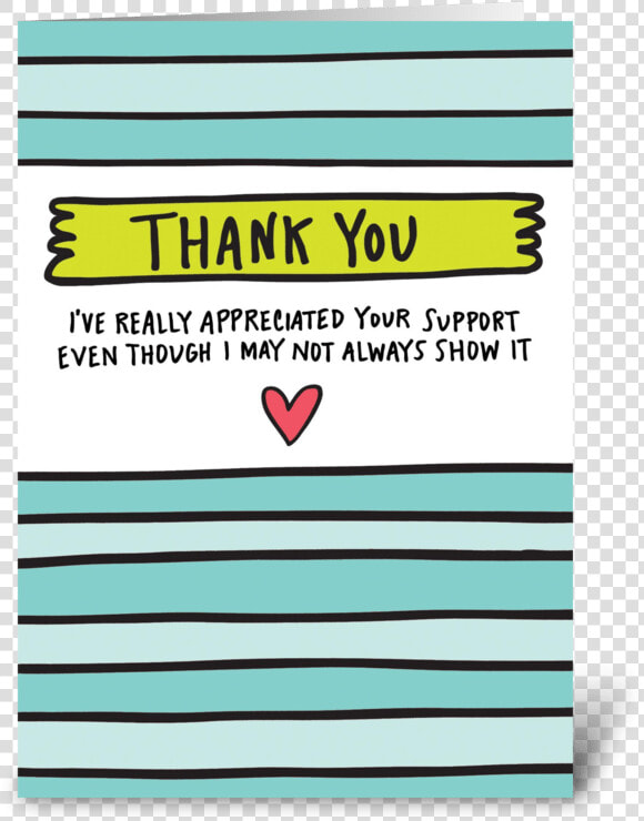 Thank You For Your Support Greeting Card   Carmine  HD Png DownloadTransparent PNG