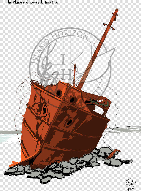Shipwreck Drawing  HD Png DownloadTransparent PNG