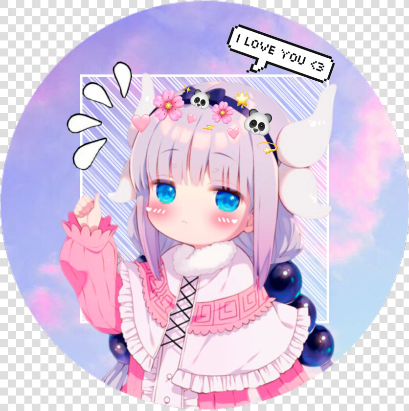 My First Request From  joshes Uwu I Hope You Like It   Kanna Kamui Aesthetic Icons  HD Png DownloadTransparent PNG