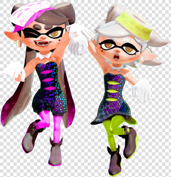 Transparent Squid Clipart   Splatoon 2 Squid Sisters  HD Png DownloadTransparent PNG