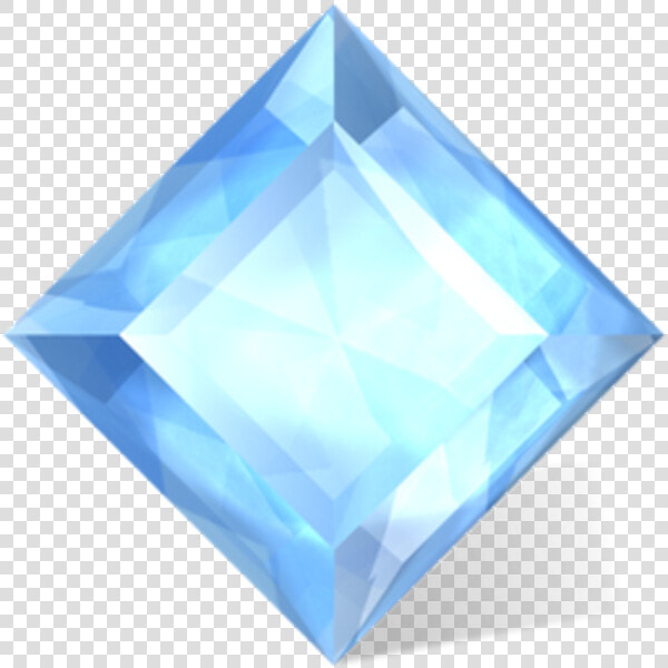 Diamonds Clipart Topaz   Blue Diamond Shaped Crystal  HD Png DownloadTransparent PNG