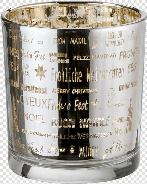Tealight Glass Merry Christmas   8cm  HD Png DownloadTransparent PNG