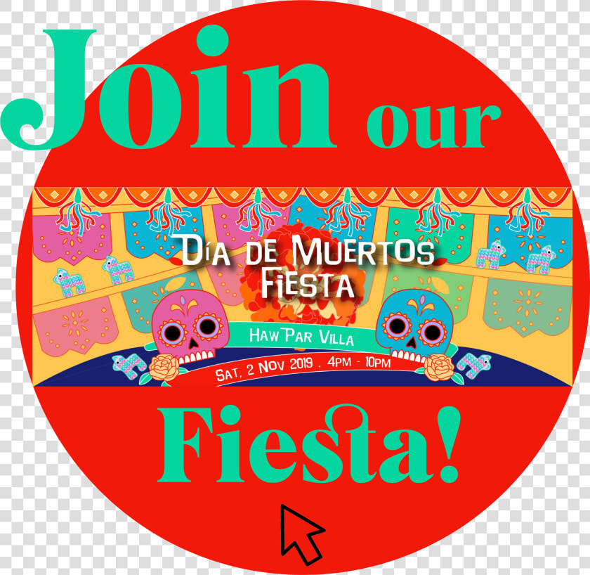 Dia De Muertos Fiesta Haw Par Villa   Circle  HD Png DownloadTransparent PNG