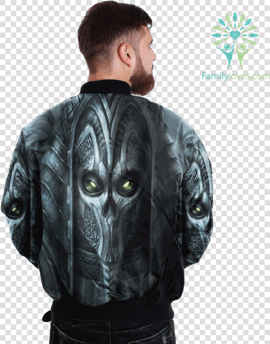 Dark Demon Skull Over Print Jacket  tag Familyloves   Veteran  HD Png DownloadTransparent PNG