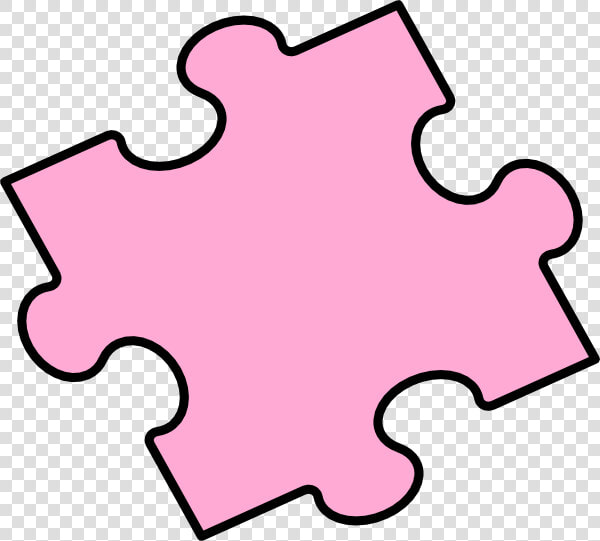 Jigsaw Puzzles Coloring Book Clip Art   Pink Puzzle Piece Clipart  HD Png DownloadTransparent PNG