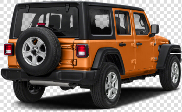 Certified Pre owned 2018 Jeep Wrangler Unlimited Sport   2020 Jeep Wrangler Rear  HD Png DownloadTransparent PNG