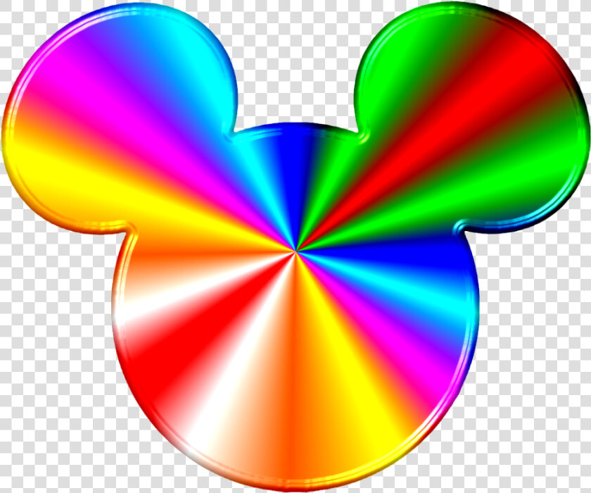 Rainbow Mickey Head Disney Pinterest   Colorful Mickey Mouse Head  HD Png DownloadTransparent PNG