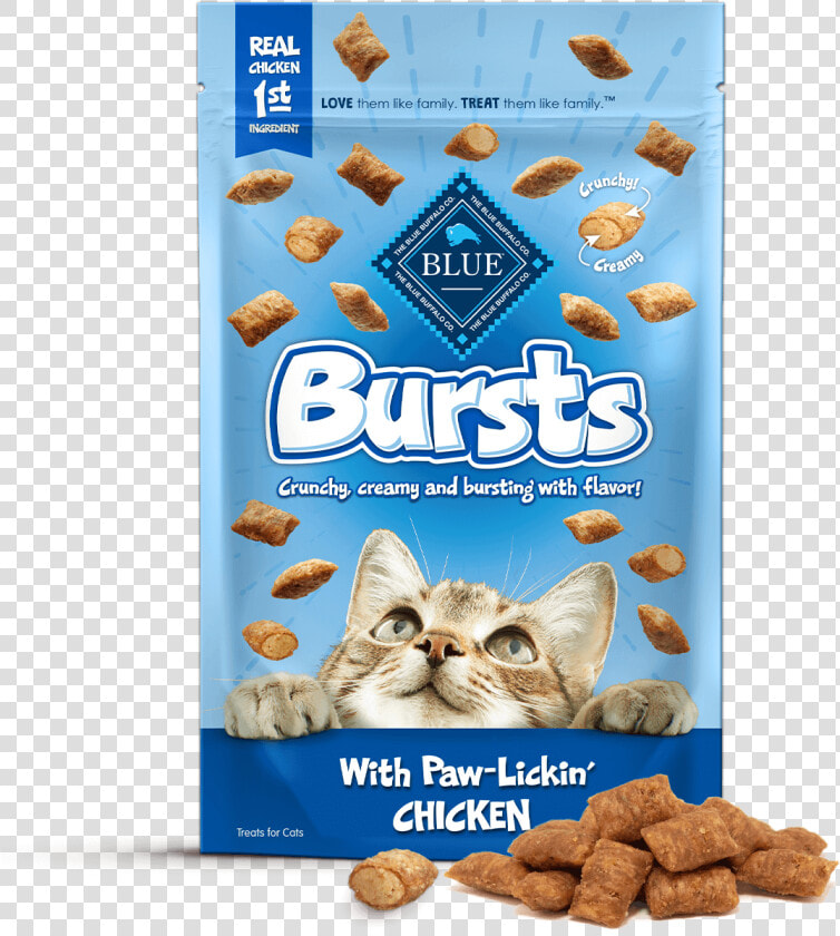 Blue Bursts Paw lickin’ Chicken Cat Treats Cat Treats   Cat Treat  HD Png DownloadTransparent PNG