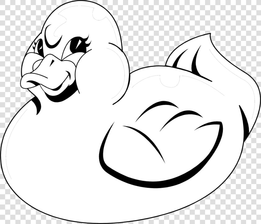Rubber Ducky Clipart Black And White  HD Png DownloadTransparent PNG