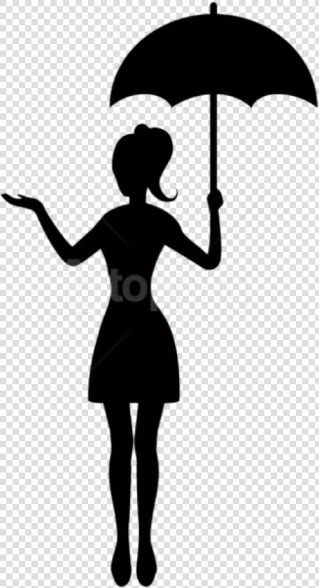Free Png Girl With Umbrella Silhouette Png   Girl Holding Umbrella Silhouette  Transparent PngTransparent PNG