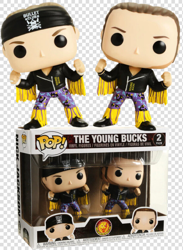 Young Bucks Png   Bullet Club Funko Pop  Transparent PngTransparent PNG