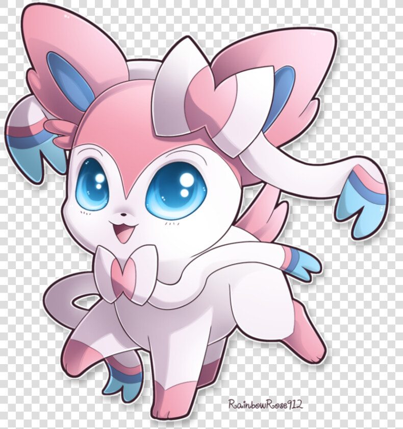  pokemon  sylveon  eeveelution  cute  adorable  freetoedit   Sylveon Baby Eevee Evolutions  HD Png DownloadTransparent PNG