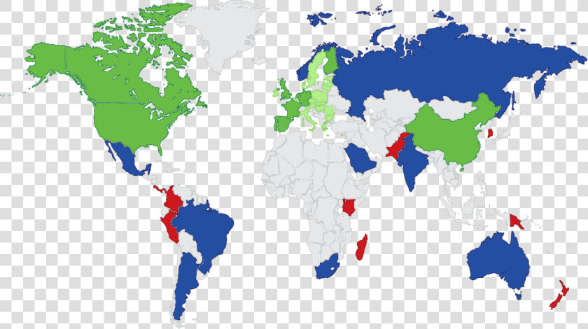 Nations Map   Distribution Of Coal Across The World  HD Png DownloadTransparent PNG
