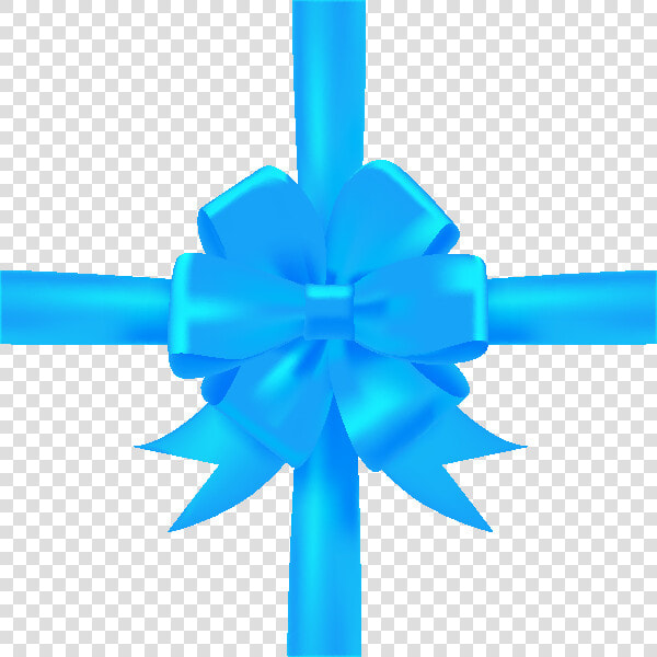 Ribbon Light Blue Icon3   Bow Vector Png Transparent  Png DownloadTransparent PNG