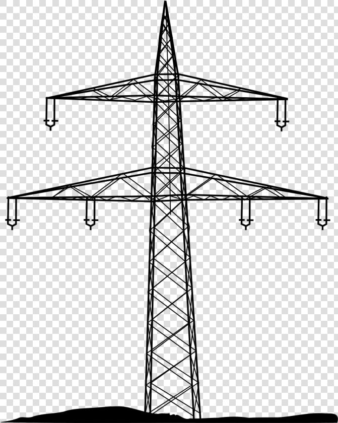 Transparent Power Line Clipart   Electricity Pylon Png  Png DownloadTransparent PNG
