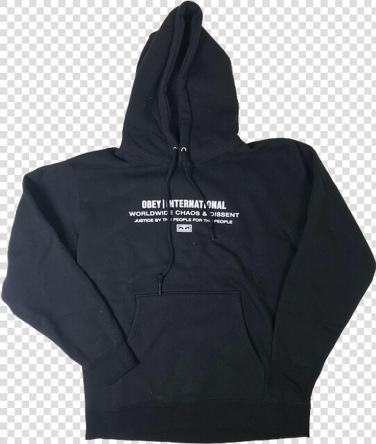 Obey Hooded Justice By The People Black  HD Png DownloadTransparent PNG