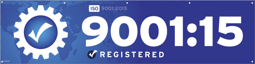 Iso 9001 2015 Banner   Iso 9001 2015 Flag  HD Png DownloadTransparent PNG