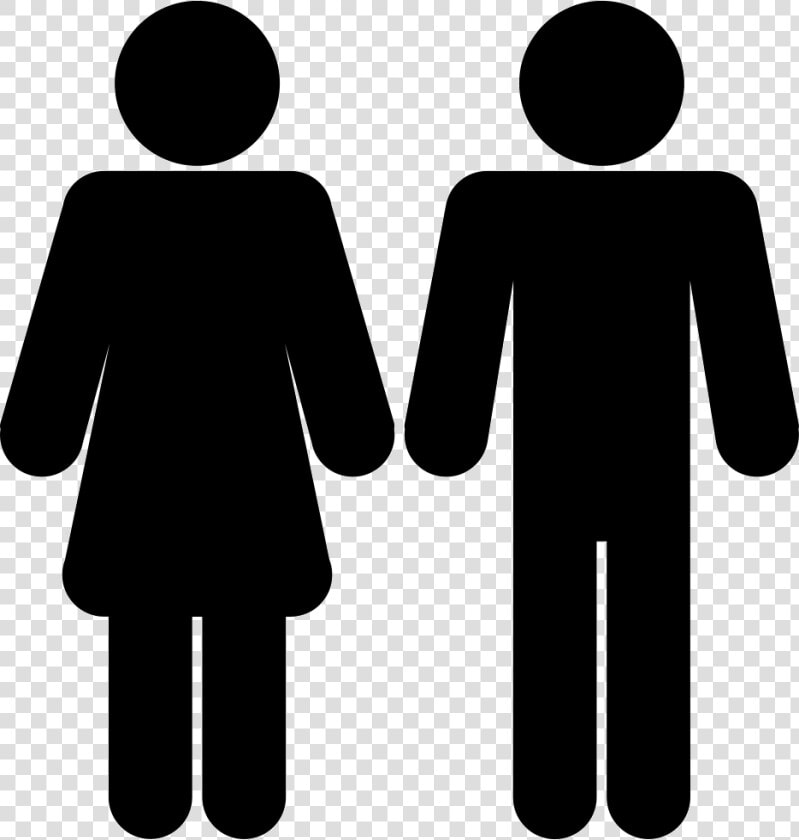 Female And Male Shapes Silhouettes Svg Png Icon Free   Stick Figures Man And Woman  Transparent PngTransparent PNG