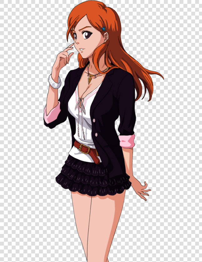  freetoedit  bleach  ichigo  kurosaki  rukia  kuchiki   Bleach Orihime Inoue  HD Png DownloadTransparent PNG