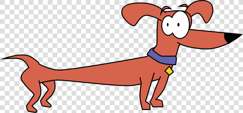 Paw area carnivoran   Cartoon Weiner Dog Png  Transparent PngTransparent PNG