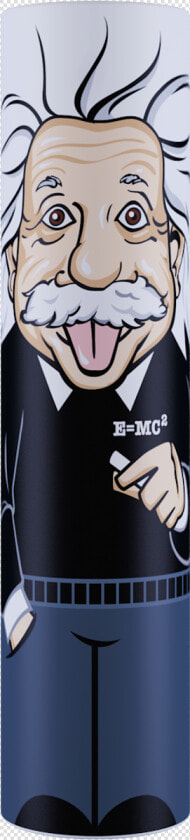 Albert Einstein Legends Mimopowertube 2600mah   Cartoon  HD Png DownloadTransparent PNG