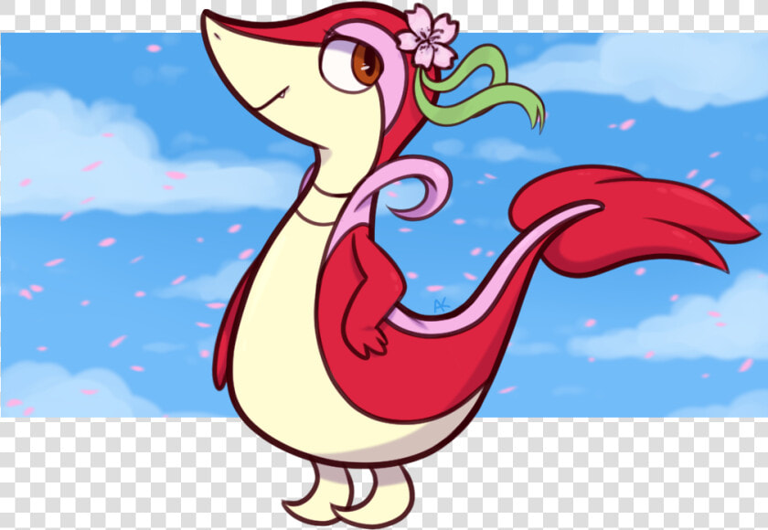 Cherry The Snivy   Cartoon  HD Png DownloadTransparent PNG